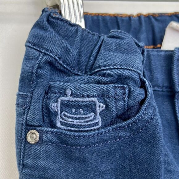H & M blue denim pants size 12-18 months E UC - Picture 5 of 12